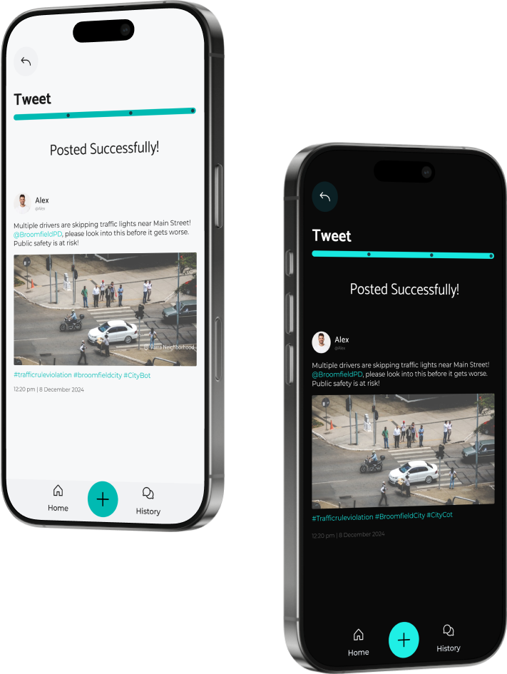 Phone Dark UI